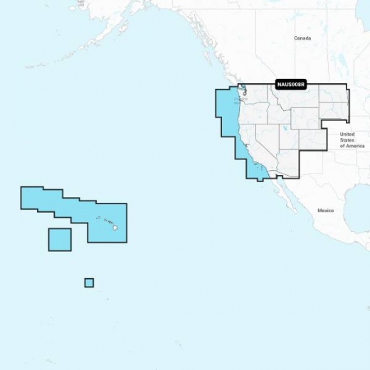 Navionics Plus NAUS008R U.S. West microSD Card
