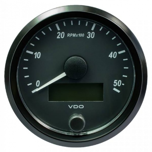 VDO SingleViu 80mm Tachometer - 5000 RPM