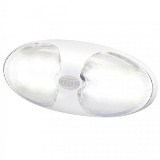 Hella Duraled 12 Interior/Exterior Lamp w/Switch - White LED - White