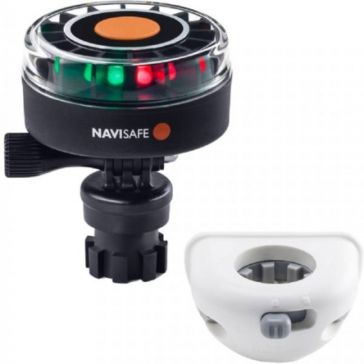 Navisafe Navilight 2Nm Tricolor W/Navimount Base Vertical Mount - White