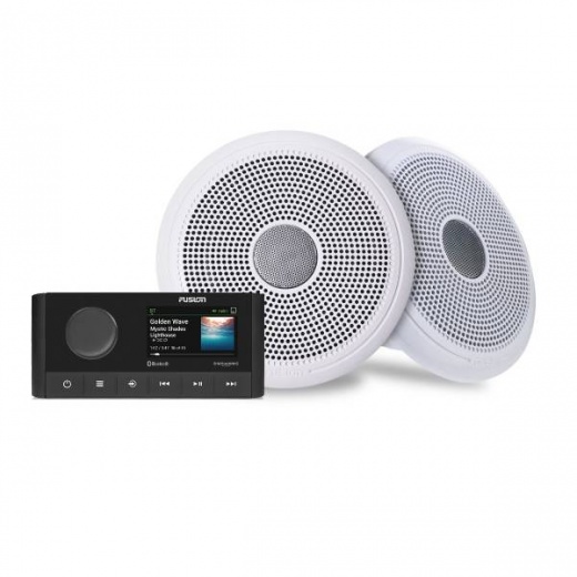 Fusion MS-RA210KCW Bundle MS-RA210 Stereo with Pair XS Classic Speakers