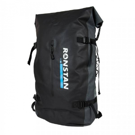 Ronstan Dry Roll Top 55L Backpack - Black and Grey