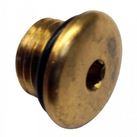 Uflex Usa Brass Plug W/O-Ring For Pumps