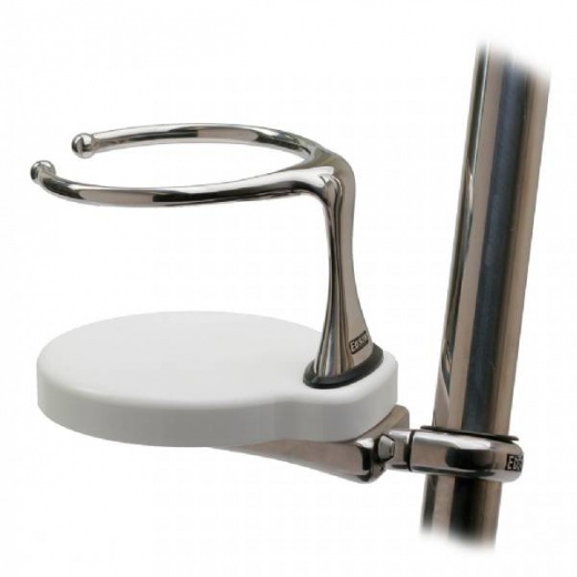 Edson Marine Clamp-On Drink Holder - Single - White Poly