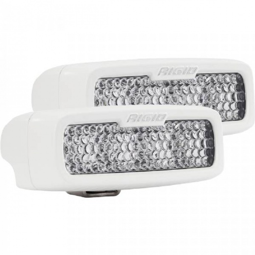 RIGID SR-Q Series PRO Hybrid-Diffused LED - Surface Mount - Pair - White
