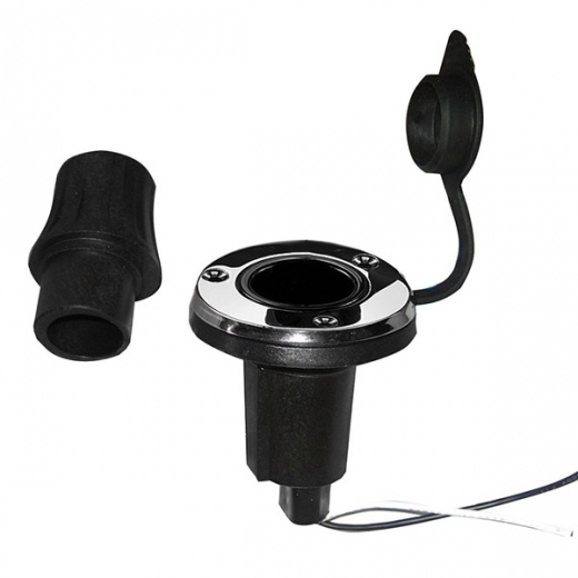 Perko Locking Collar Pole Light Mounting Base - 2 Pin Round
