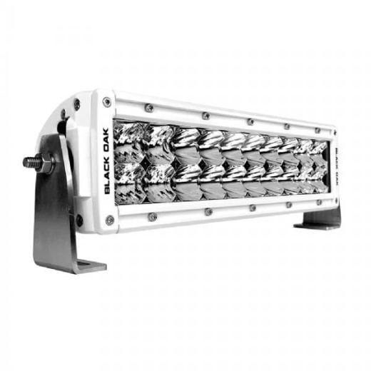 Black Oak Led Pro Series Double Row Combo 10 In Light Bar - White