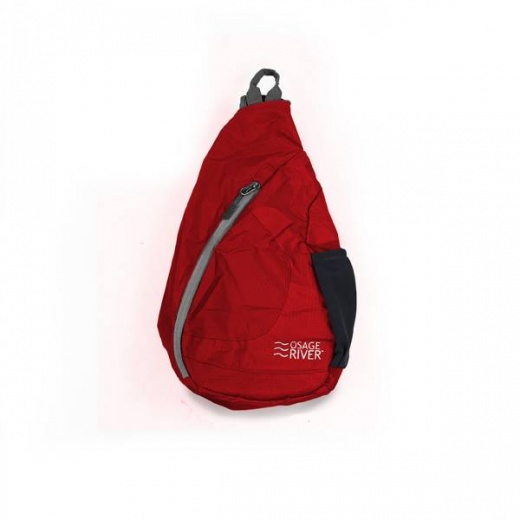 Osage River Taber Sling Bag - Red/Gray