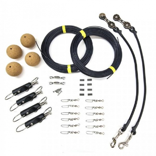 Tigress Ultimate Rigging Kit - 400Lb Black Mono