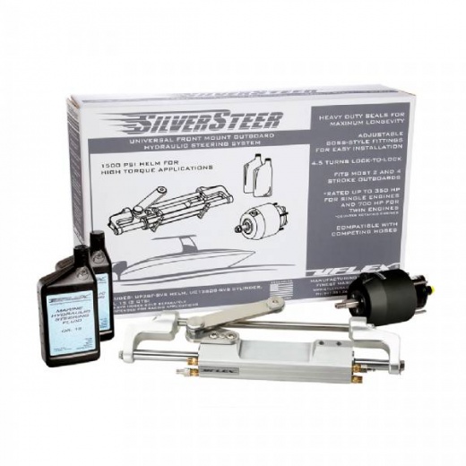 Uflex Usa Silversteer 2.0 High-Performance Front Mount Outboard Hydraulic Steering System