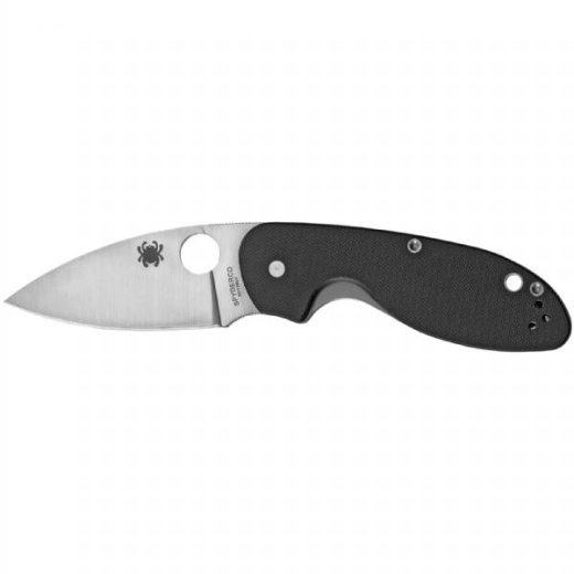 Spyderco Efficient G-10 Black Plaine Folding Knife