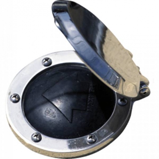 Maxwell Foot Switch, Covered, Stainless Steel