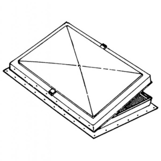 Hengs 15X20 Exit Dome W/Garn - Heng's 586212 Escape Hatch, Exit Vent 15 in x 22 in