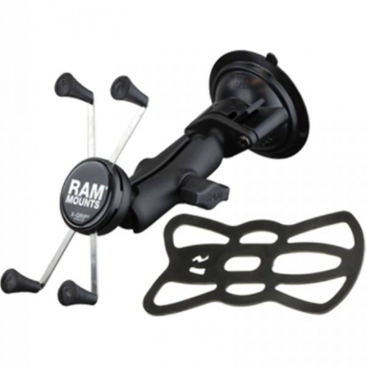 Ram Suction Mount, X-Grip 5 Phablets: Twist-Lock Suction Cup Mount for Large Phones