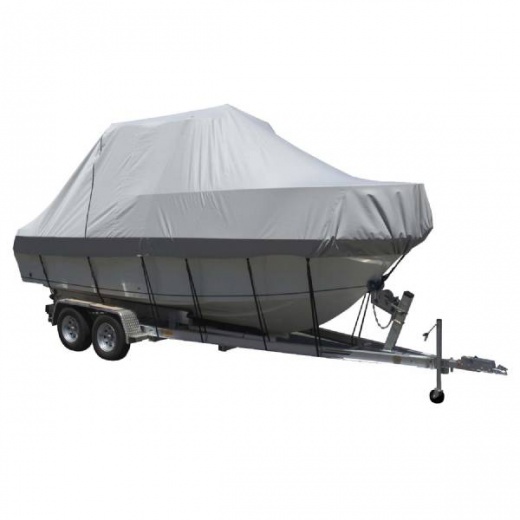 Carver Sun-Dura Specialty Boat Cover for 27.5 ft Walk Around Cuddy and Center Console Boats