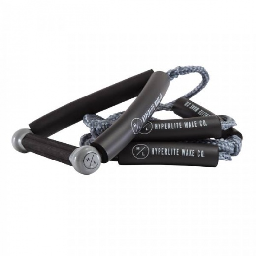 Hyperlite 20 Ft Wakesurf Rope with Handle - Grey