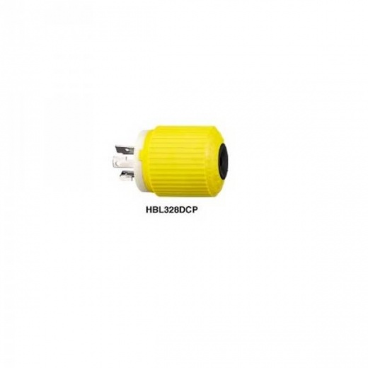 Hubbell 30A 28V Dc Locking Connector Male
