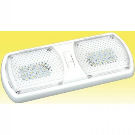 Thin-Lite Led Light Fixture - Cool White Double Dome Light