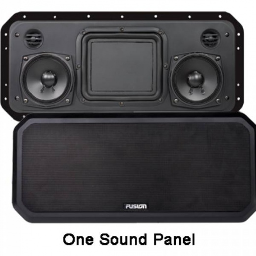 Fusion RV-Fs402b Sound Panel, 2 Channel, Black