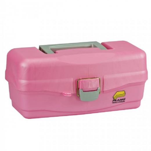 Plano Youth Tackle Box with Lift Out Tray - Pink