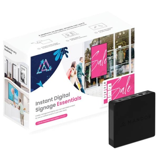 Mandoe Diy Essentials Instant Digital Signage Media Player