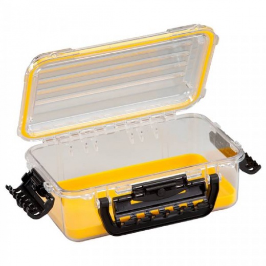 Plano Waterproof Polycarbonate Storage Box 3600 Size - Yellow/Clear