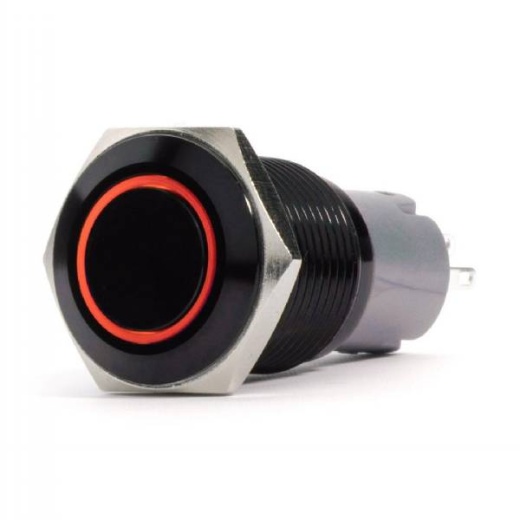 Race Sport Lighting 19mm Black 2-Position On/Off Switch