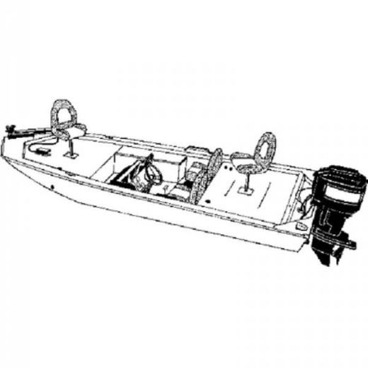 Carver Jon-17 Extra Wide Boat Over