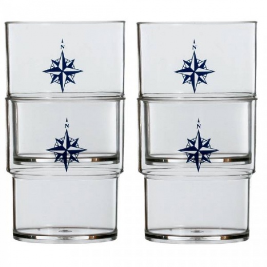 Marine Business Northwind Stackable Glass Set - Set of 12