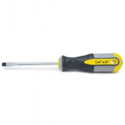 Roadpro Screwdriver Slotted 4 in X1/4 in Magn