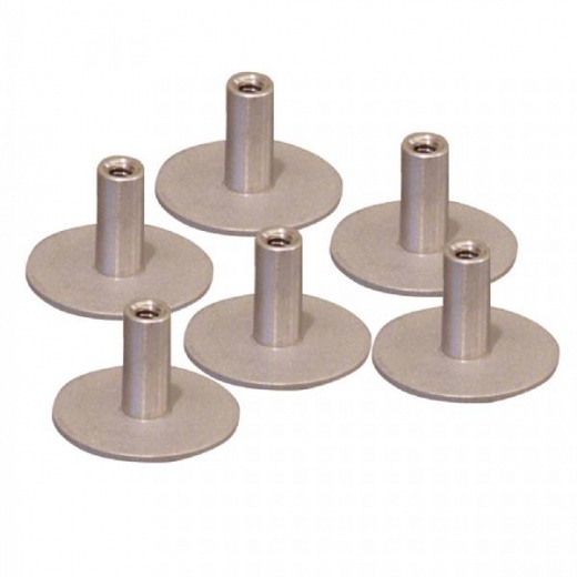 Weld Mount 304 Stainless Standoff 1.25Inch Base 5/16 X 18 Thread .75Inch