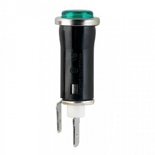 VDO Green Snap-In Panel Mount Light - 12V