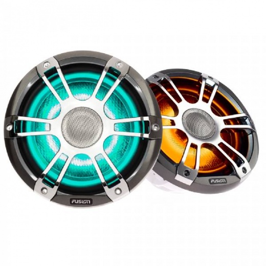Fusion SG-FL7772SPC Signature Series 3 - 7.7 in Speakers - Silver/Chrome