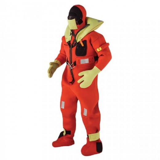 Kent Commercial Immersion Suit - Uscg/Solas Version - Orange - Over
