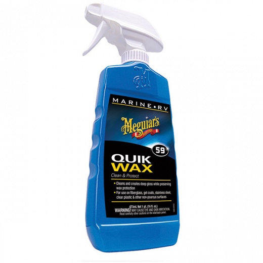 Meguiars Quik Wax - 16Oz | Quick Boat Spray Wax for a Shinny Finish