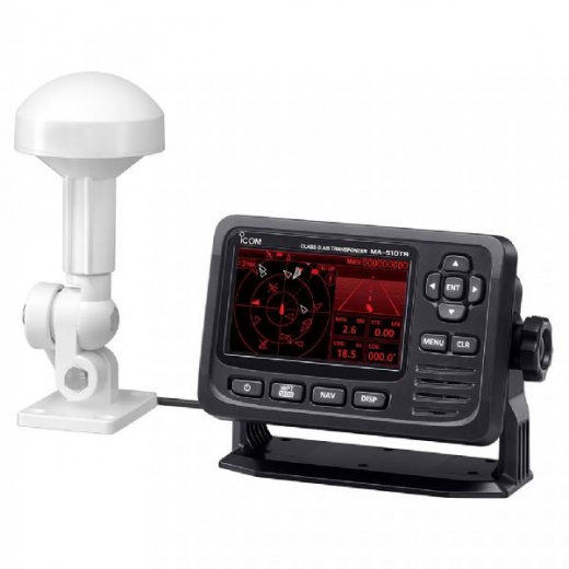 Icom MA-510TR AIS Transponder with Antenna and 4.3 in Display