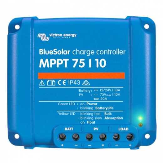 Victron Energy Bluesolar MPPT 75/10 - Efficient Solar Charging for Off-Grid Systems