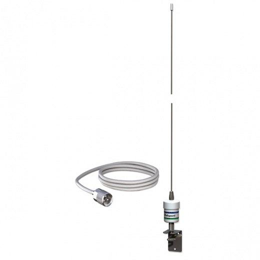 Shakespeare 3 Ft VHF Antenna - 5215-C-X with 60 ft RG8X Cable Connector