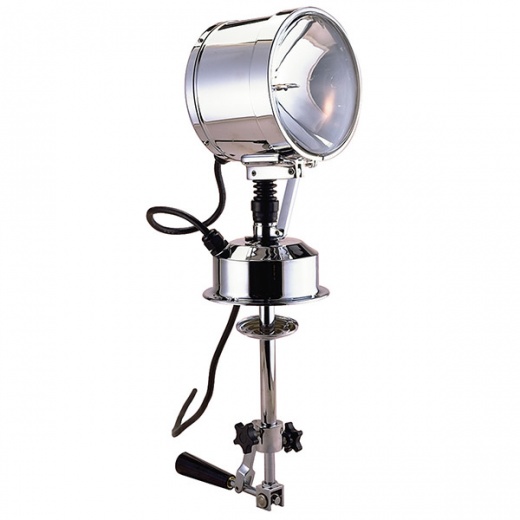 Perko 7 Inch Searchlight - 12V - Chrome