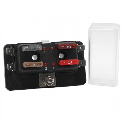 Cole Hersee 4 SD ATO Fuse Block with LED Indicators