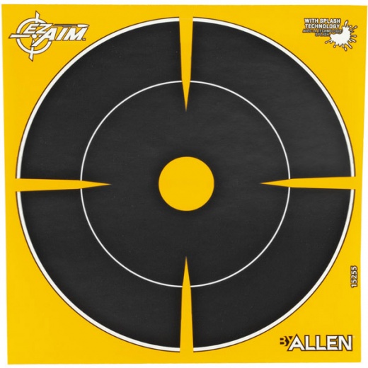 Allen Allen Ez Aim 6" Bullseye 12Pk - Adhesive Archery Targets