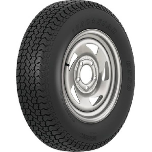 Loadstar Tires ST205/75D14 C/5H CHR DIRECTL - 14 in Tire & Wheel Assembly