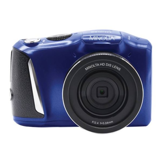 Minolta MND50 16X Digital Zoom 48 MP/4K Ultra HD Digital Camera (Blue)