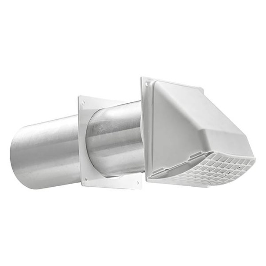 Lambro 4-In. White Plastic Preferred Hood Vent