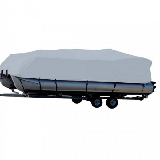 Carver Sun-Dura Styled-To-Fit Boat Cover for 23.5 Ft Pontoons with Bimini