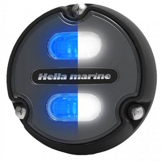 Hella Apelo A1 Blue White Underwater Light - 1800 Lumens - Black Housing