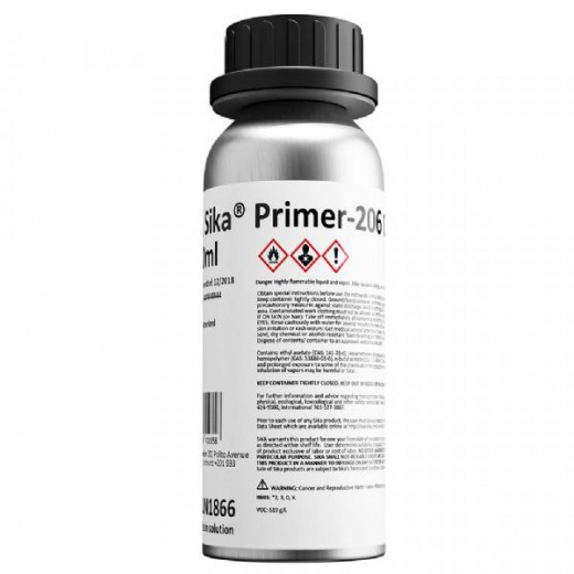 Sika Primer-206 G Plus P Black 1L Bottle - The Ultimate Bonding Agent for Construction