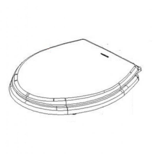 Dometic Kit 310 Wd Seat/Cvr-Bone Replacement Toilet Seat