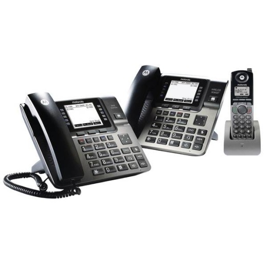 Motorola Desk Phone Base Station with Digital Receptionist and Digital Answering System