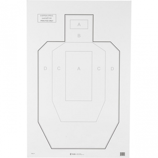 Action Targets Action Tgt Uspsa Paper 100Pk